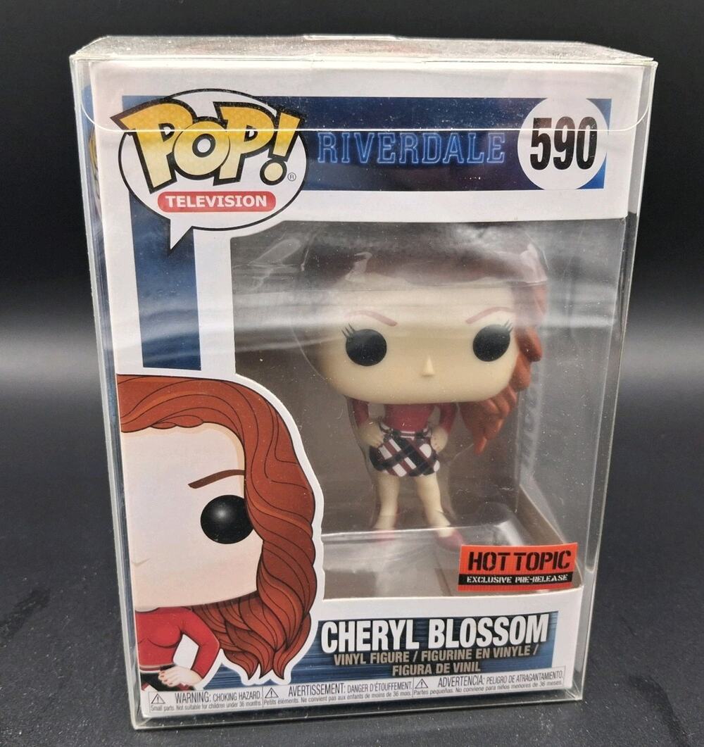 Funko Pop! Riverdale Cheryl Blossom #590 Hot Topic Exclusive in Soft Protector